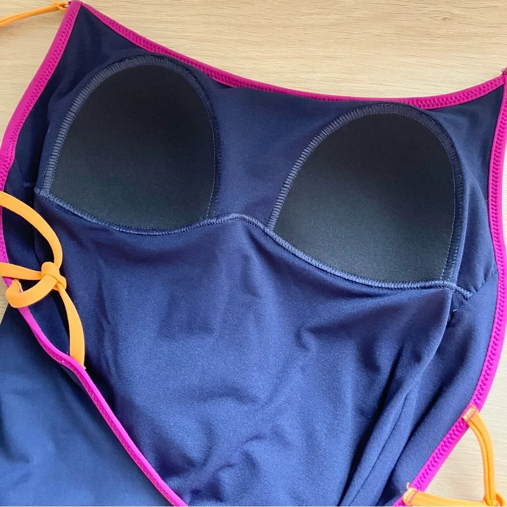 Athleta Navy Blue Kapalua One Piece Swimsuit‎